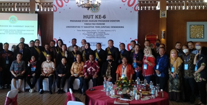 UNTAG Semarang Peringati HUT Ke-6 Program Studi Doktor Hukum