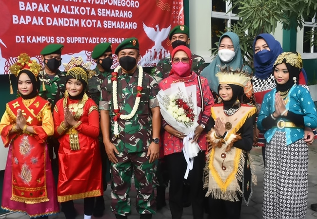 Meriahnya Peresmian Kampung Pancasila di Tlogosari Kulon